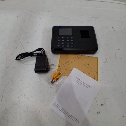 FINGERPRINT TIME ATTENDANCE MACHINE RECORDER - BLACK (model:f01 h) image 3