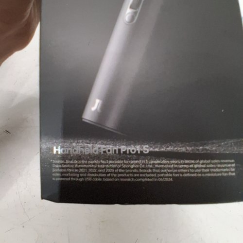 JISULIFE HANDHELD FAN - 18W - DARK GRAY (MODEL: PRO1 S) image 3
