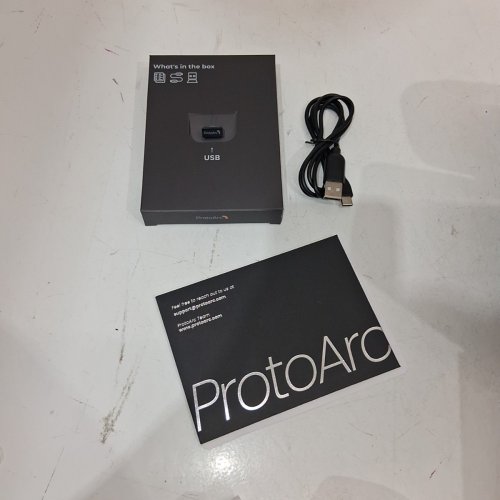 PROTOARC WIRELESS TRACKBALL MOUSE WITH BLUETOOTH AND USB RECEIVER - GREY (MODEL: EM01 NL) image 4