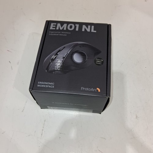 PROTOARC WIRELESS TRACKBALL MOUSE WITH BLUETOOTH AND USB RECEIVER - GREY (MODEL: EM01 NL) image 5