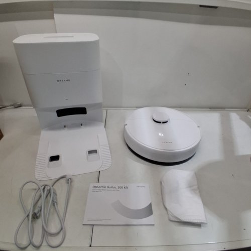 DREAME GOVAC 200 KIT ROBOT VACCUM & MOP COMBO WITH 13000PA SUCTION, ANTI-TANGLING TECH & AUTO-EMPTYING DOCK - WHITE (MODEL: RLF12SE) image 17