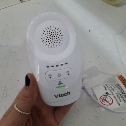 VTECH ENHANCED RANGE DIGITAL AUDIO BABY MONITOR, NIGHTLIGHT - WHITE (MODEL: DM1211) image 2