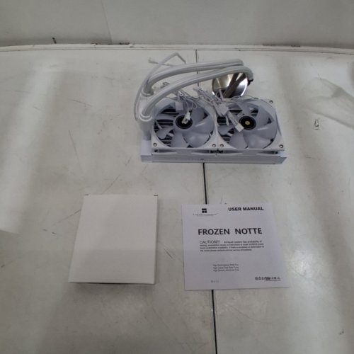 THERMALRIGHT FROZEN NOTTE 240 WHITE ARGB WATER COOLING CPU COOLER, - DOUBLE PWM FANS, S-FDB V2 BEARINGS, SUITABLE FOR AMD/AM4 AM5, INTEL LGA 1700/1150/1151/1200/2011 - WHITE ( MODEL : B0BLHJMD49) image 2