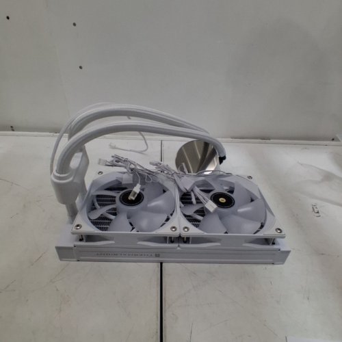 THERMALRIGHT FROZEN NOTTE 240 WHITE ARGB WATER COOLING CPU COOLER, - DOUBLE PWM FANS, S-FDB V2 BEARINGS, SUITABLE FOR AMD/AM4 AM5, INTEL LGA 1700/1150/1151/1200/2011 - WHITE ( MODEL : B0BLHJMD49) image 4