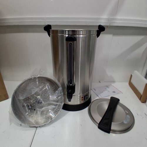 GARVEEHOME COMMERICAL COFFEE MAKER/URN - 120 CUPS 18 L/4.8 GAL - STAINLESS STEEL /BLACK - (MODEL:PHO_0X3N9WDG) image 3