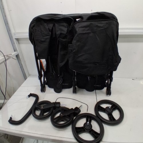 SAFETY 1ST DOUBLE DOUBLE DUO STROLLER - 30" WIDE - BLACK (MODEL:01314CKSR) image 2