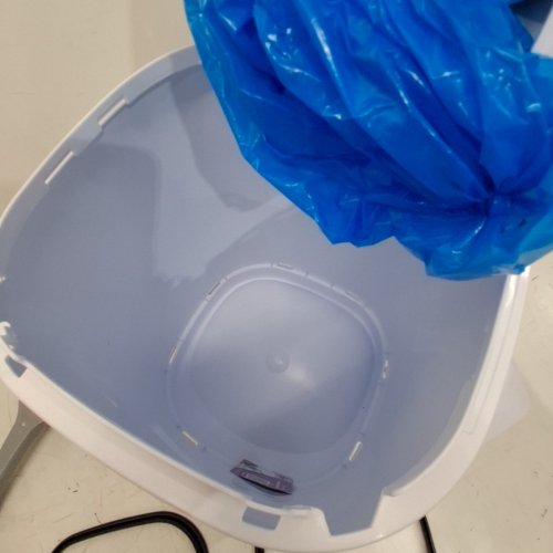 LITTER GENIE PAIL STYLE CAT LITTER WASTE DISPOSAL SYSTEM - WHITE/GREY (MODEL: 00666594210890) image 4