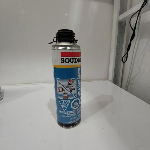 SOUDAL GUN & UNCURED FOAM SPILLAGE CLEANER - 500 ML - CLEAR image 2