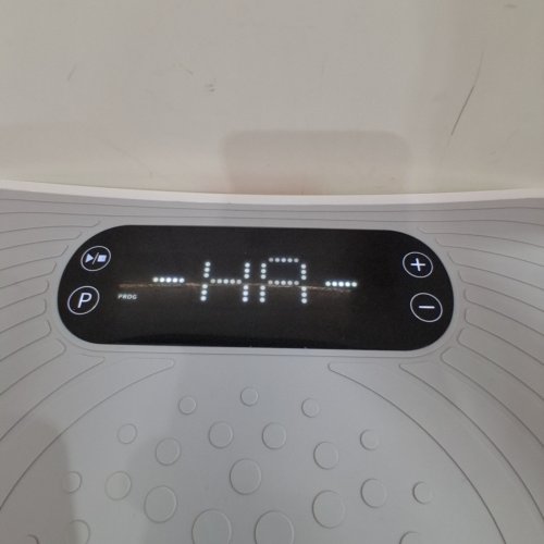 MERACH VIBRATION PLATE EXERCISE MACHINE WITH LED TOUCH SCREEN BLUETOOTH PULL CORD - 300LBS MAX - GREY / WHITE - (MODEL: MR-2533) image 2