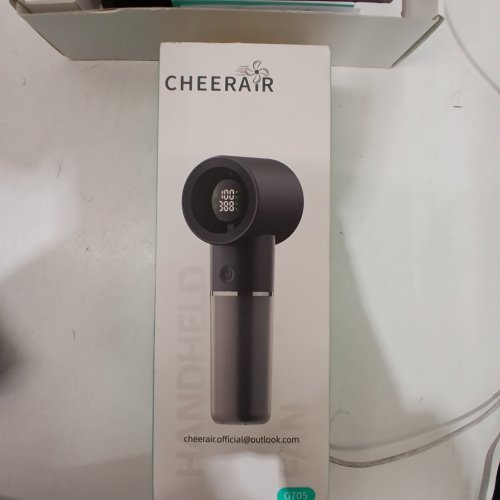 CHEERAIR RECHARGEABLE HANDHELD FAN - 5000 MAH - BLACK (MODEL: GT05) image 3