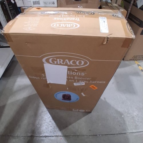 GRACO TRANZITIONS 3-IN-1 LIGHTWEIGHT ADJUSTABLE HEIGHT HARNESS BOOSTER CAR SEAT WITH CUP HOLDERS - 100LBS MAX - PURPLE (MODEL: 2217080) image 5