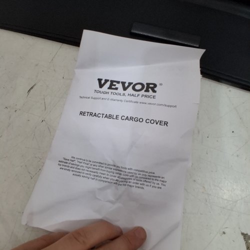 VEVOR RETRACTABLE CARGO COVER FOR HONDA CRV 2023-2025 - BLACK image 3