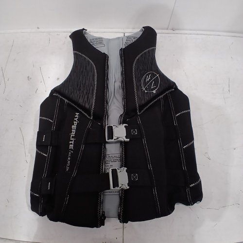 MEN'S HYPERLITE NEOPRENE PFD LIFE VEST WITH BUCKLE STRAPS - MEDIUM - BLACK/GREY (MODEL: 3246/1819494) image 2