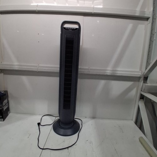 SEVILLE CLASSICS ULTRA QUIET 5-SPEED TOWER FAN - 39.5'' - GREY (MODEL: 1489203) image 4