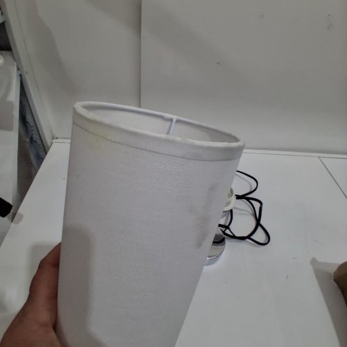 FENMZEE DIMMABLE TOUCH LAMP WITH USB PORTS - 60W - WHITE (GY0112) image 6