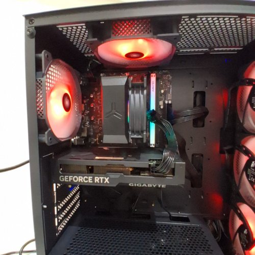 TITANFUSION DESKTOP GAMING COMPUTER - INTEL I5-14400F, 8GB GEFORCE RTX 4060TI, 16GB RAM, 1TB NVME SSD, 750W PSU, RGB FANS - BLACK image 11