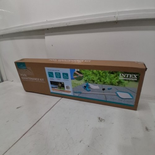 INTEX BASIC POOL MAINTENANCE WAND & NET FOR ABOVE GROUND POOLS - 94" - BLUE/ALUMINUM (MODEL: 28002E) image 4