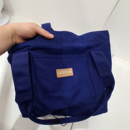 WOMEN’S ADIDAS CANVAS COURT TOTE BAG - 25L - BLUE - (MODEL: JJ7504/1967363) image 3