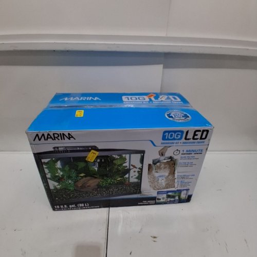 MARINA ENERGY EFFICIENT LED AQUARIUM KIT WITH SLIM FILTER, NET & MORE - 10 GALLON (38L) - (MODEL: 15256) image 6