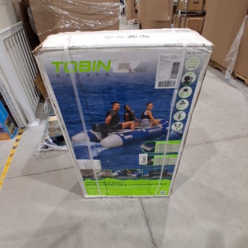 TOBIN SPORTS INFLATABLE BOAT - 10FT, 5 PERSON, 1411 LBS - BLUE (ITEM: 1872257) image 5