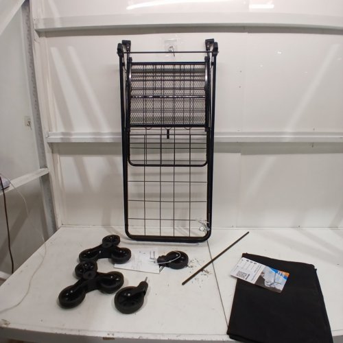 GARVEE STAIR CLIMBING COLLAPSIBLE SHOPPING CART WITH WATERPROOF BASKET LINER & 360° SWIVEL WHEELS - 135LBS MOVING STATE CAP - 200LBS STATIONARY STATE CAP - 21.7" X 19.7 X 41.3" - BLACK (MODEL: PEP_3344JWNH) image 2
