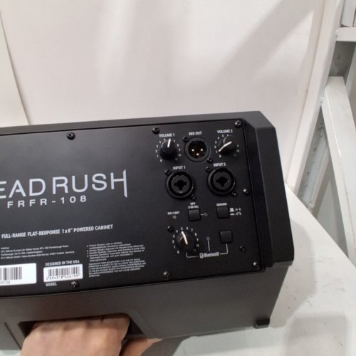 HEADRUSH - FULL-RANGE FLAT-RESPONSE POWERED GUITAR CABINET/BLUETOOTH SPEAKER - 2000W - BLACK (MODEL: FRFR-108) image 7
