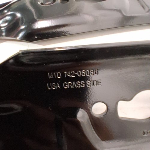 3PK USA GRASS REPLACEMENT MOWER "S" BLADES FOR CUB CADET MOWERS WITH 54" DECKS - 18.6" - BLACK (MODEL: 742-0608) image 2