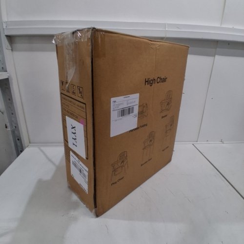 HRUSITOO 3-IN-1 ADJUSTABLE CONVERTIBLE BABY HIGH CHAIR FOR BABIES AND TODDLERS - 34" X 27" X 24" - BEIGE (MODEL: HA-N009) image 5