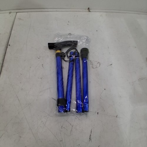 REHAND MEDICAL ELDERLY ASSIST COMPACT FOLDING CANE - BLUE (MODEL: 1317) image 3