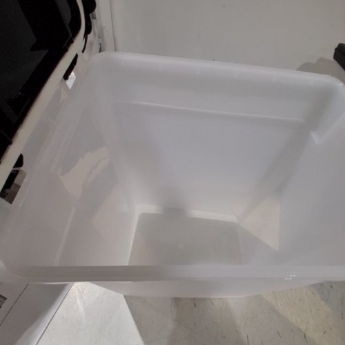 2PK IRIS PLASTIC STORAGE BINS - 15" - WHITE (MODEL: MP-230) image 3