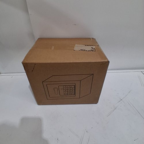 ELECTRONIC HOME SAFE - COMPACT DIGITAL LOCKING SAFE BOX WITH KEY OVERRIDE 0.25CU.FT - BLACK (MODEL: BXX20) image 2