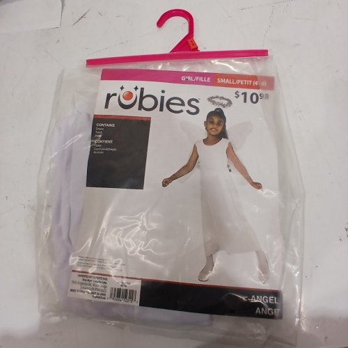3PC RUBIES ANGEL COSTUME - SMALL (4-6) - WHITE (STYLE: 50772661) image 2