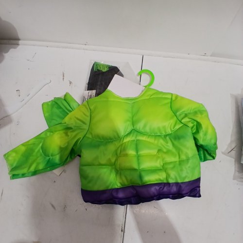 2PC TODDLER JAZWARES COSTUME PLAY SPIDEY AND HIS FRIENDS HULK COSTUME - 2T - GREEN/PURPLE/BLACK image 2