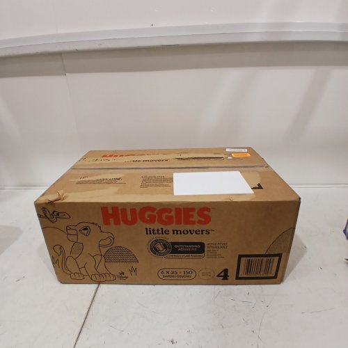 150PK HUGGIES LITTLE MOVERS DIAPERS - SIZE 4 - WHITE image 2