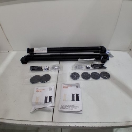 2PK DEARLOMUM RETRACTABLE MESH SAFETY GATE - 33" X 55" - BLACK - (MODEL SH20.006D) image 2