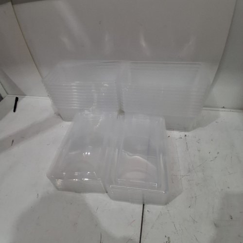 20PK IRIS USA PLASTIC STORAGE CONTAINER BIN WITH LID - 5.6L - CLEAR - (MODEL: CNL-5) image 2