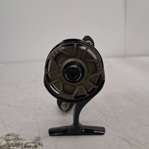 13 FISHING SURGE ICE SPINNING FISHING REEL - LEFT RETRIEVE - 2.7:1 GEAR RATIO - BLACK/GREEN image 3