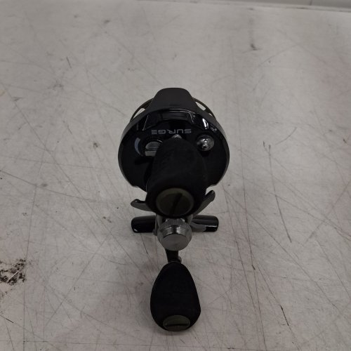 13 FISHING SURGE ICE SPINNING FISHING REEL - LEFT RETRIEVE - 2.7:1 GEAR RATIO - BLACK/GREEN image 4