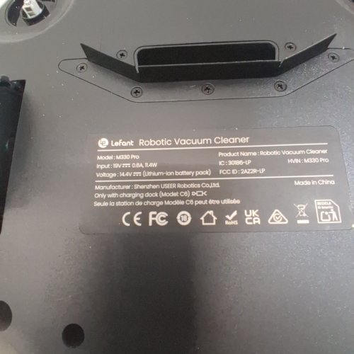 LEFANT M330 PRO LIDAR ROBOT VACUUM AND MOP FOR HARD WOODS & CARPETS WORKS WITH WIFI AND ALEXA - BLACK -(MODEL-M330 PRO) image 6