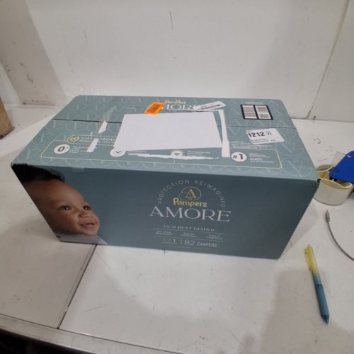 82PK PAMPERS AMORE MOST ABSORBENT AND BEST DIAPER - SIZE 1 - WHITE image 2