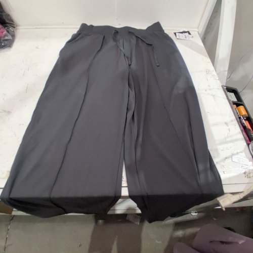 UNISEX WIDE LEG FLEX SCRUB PANTS - LARGE - GREY (STYLE:37YUP0002) image 2