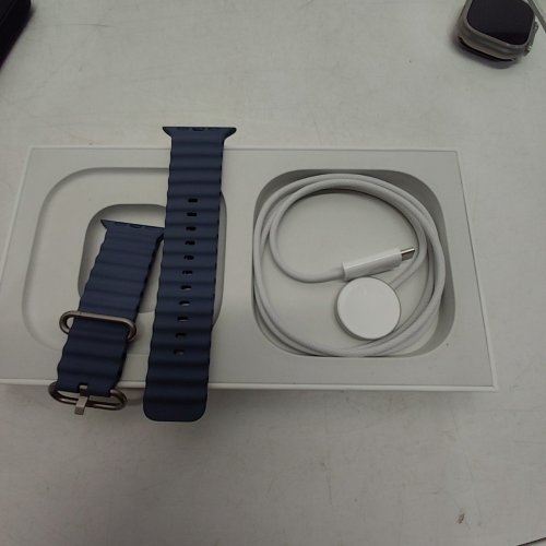 APPLE WATCH ULTRA 3 (GPS + CELLULAR) 49MM NATURAL TITANIUM CASE WITH ANCHOR BLUE OCEAN BAND (MODEL: A3281) image 8