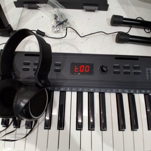ALESIS MELODY 61 MK4 KEYBOARD PIANO FOR BEGINNERS WITH 61-KEYS SPEAKERS, STAND, BENCH, HEADPHONES - BLACK (MODEL: MELODY61MK4XUS) image 2