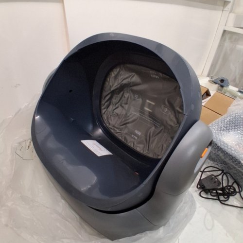 ABRCT OPEN TOP SELF CLEANING CAT LITTER BOX WITH APP CONTROL & SAFE ANTI-PINCH- GREY image 5