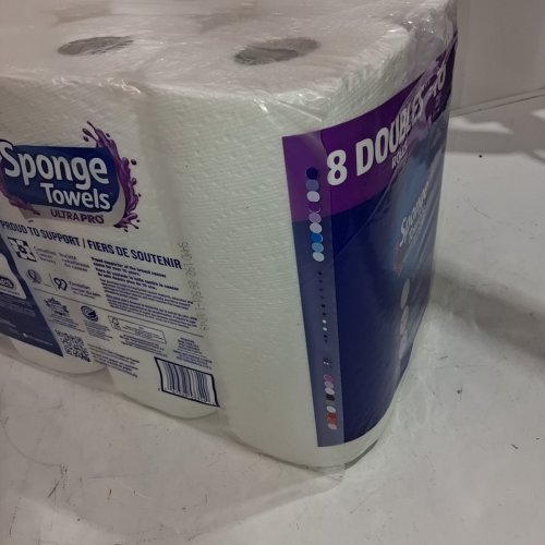 8PK SPONGE TOWELS ULTRA PRO DOUBLE ROLL PAPER TOWEL - (MODEL:53354) image 3