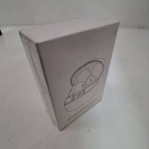 TRUE WIRELESS BLUETOOTH EARBUDS - GREY / WHITE (MODEL: Q13) image 2