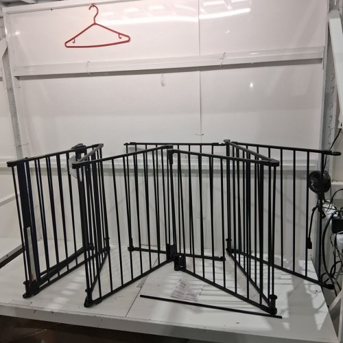 REGALO SUPER WIDE GATE AND PLAY YARD - 144" - BLACK (1350 DS) image 2