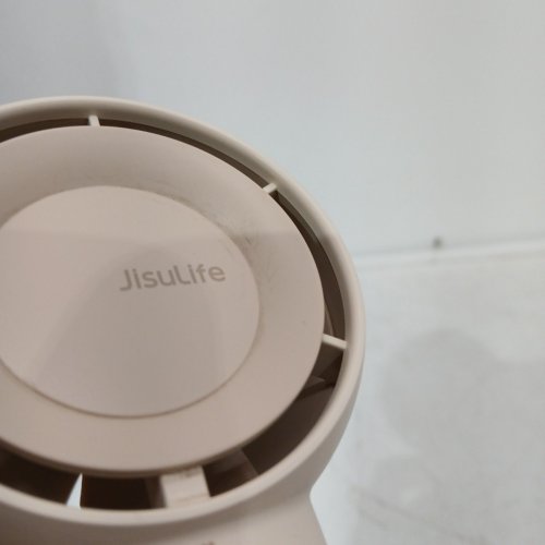 JISULIFE LIFE5 PLUS PORTABLE RECHARGEABLE HANDHELD TURBO FAN WITH 5-SPEEDS - 4000 MAH - WHITE (MODEL: FA43) image 4