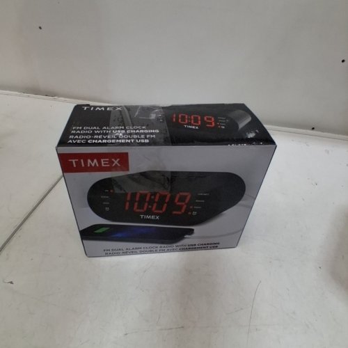 TIMEX DIGITAL DUAL ALARM CLOCK WITH AM/FM RADIO AND BATTERY BACKUP - BLACK (MODEL: T231B) image 7
