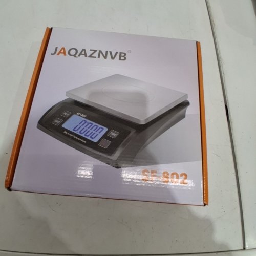 JAQAZNBV KITCHEN SCALE - BLACK/SILVER (MODEL: SF-802) image 5